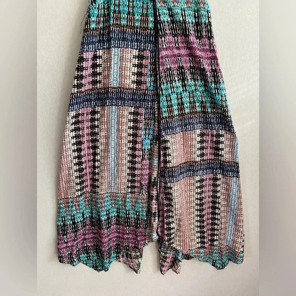 Akemi + Kin Anthropologie Riviera Tasseled Midi Cotton Dress Sz S - Picture 7 of 13